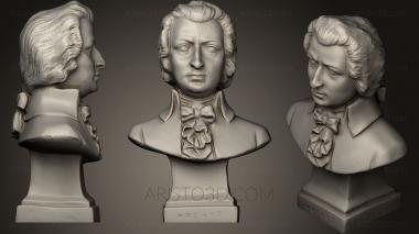 Busts and heads antique and historical (BUSTA_0467) 3D model for CNC machine